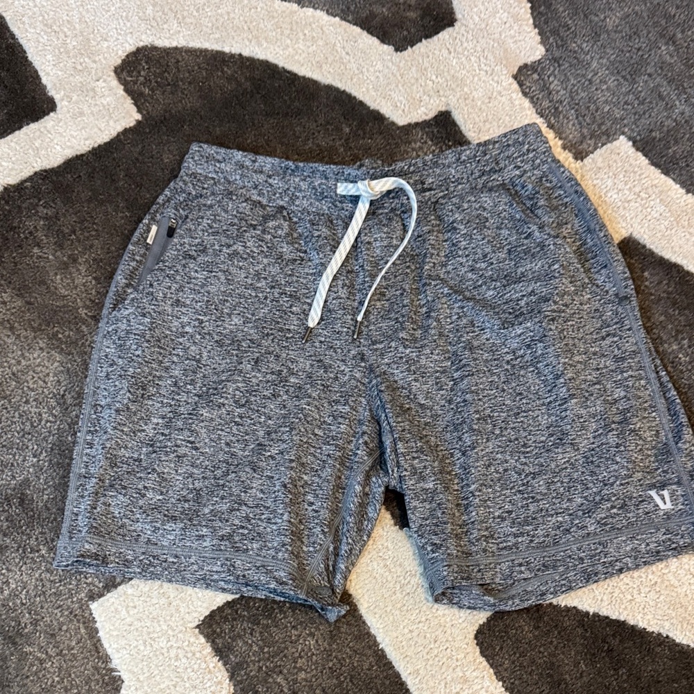 Vuori Men's Gray Athletic Shorts